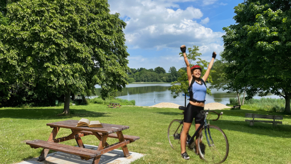 exercicitando em parque