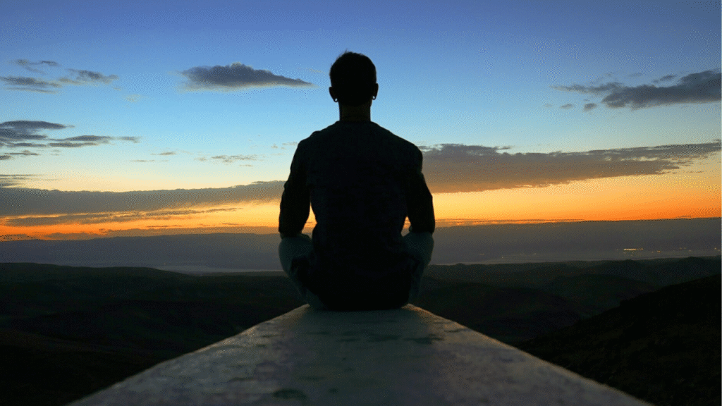 olhando para o horizonte